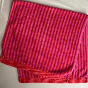 Striped Hot Pink Towel.